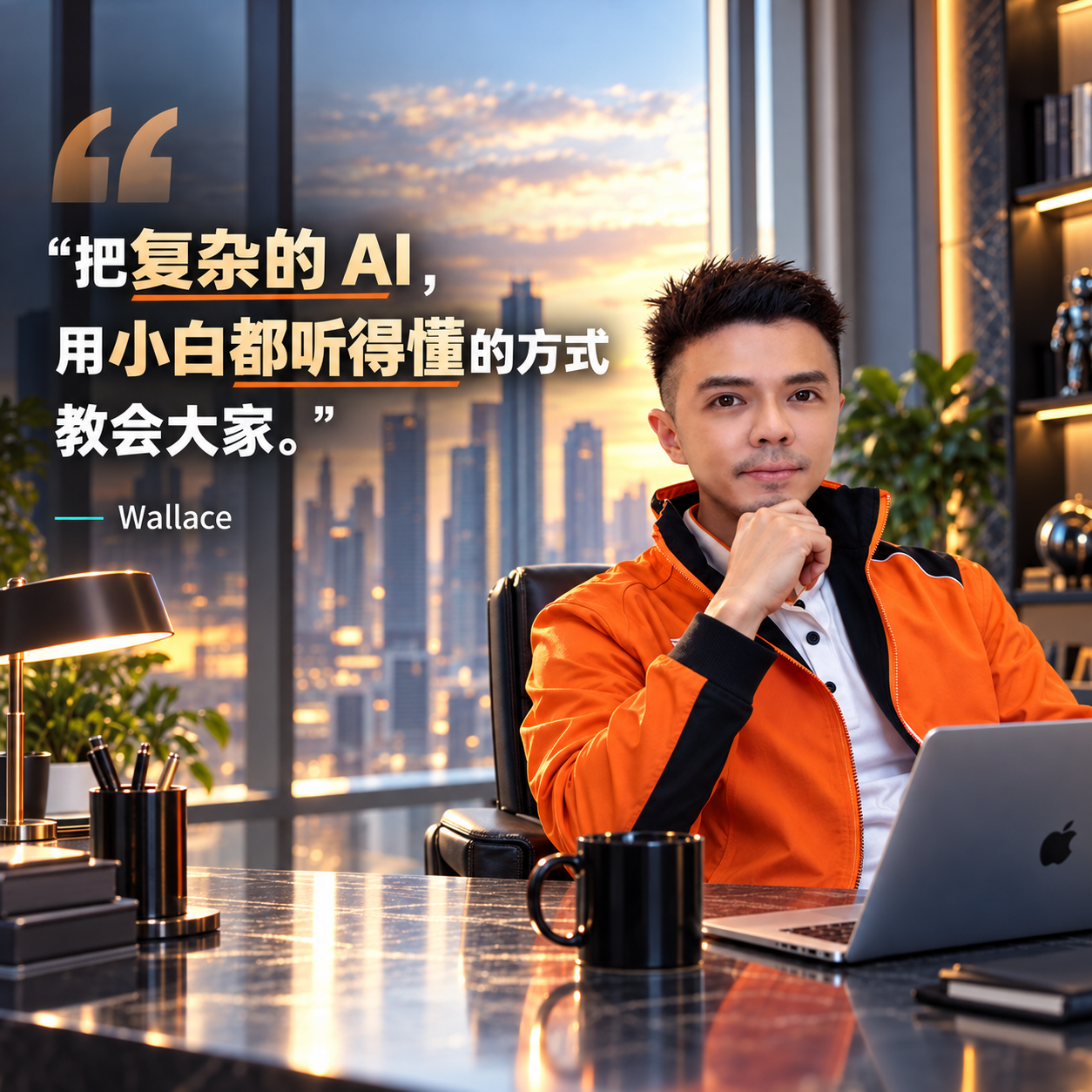 AI 创业导师 Wallace Geo：把复杂的 AI，用小白都听得懂的方式教会大家